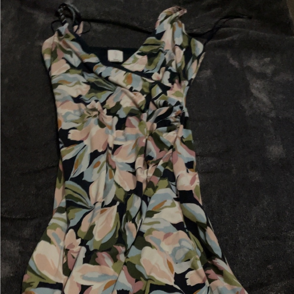 Joie Pink and White Ruched Maxi Dress for Wedding Guest